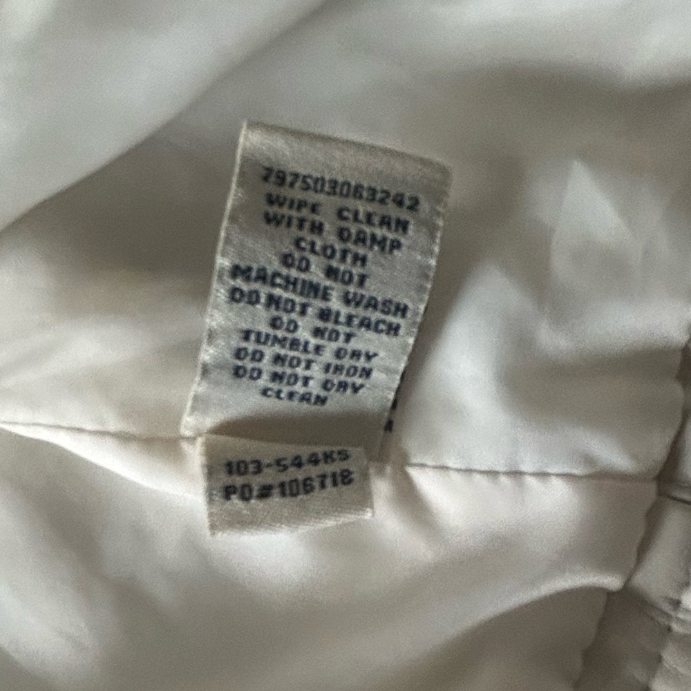 Light Cream Cropped Zip Jacket - Picture 5 of 5
